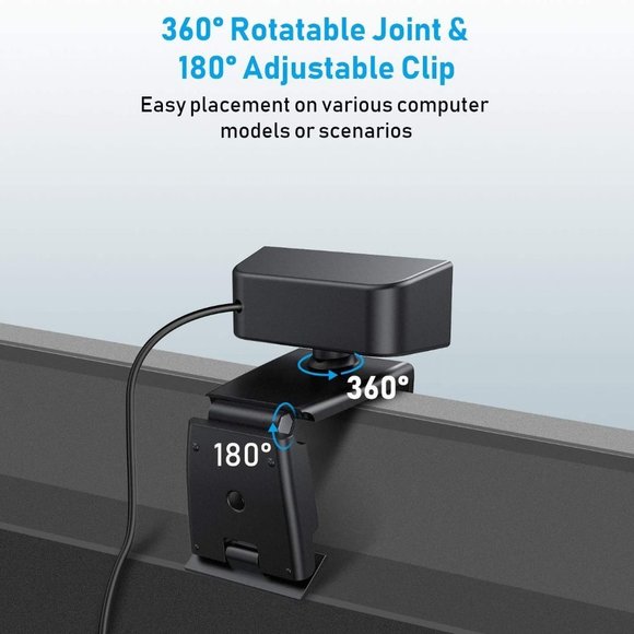 New Webcam with Microphone and Privacy Cover HD 1080P​ - Picture 6 of 6